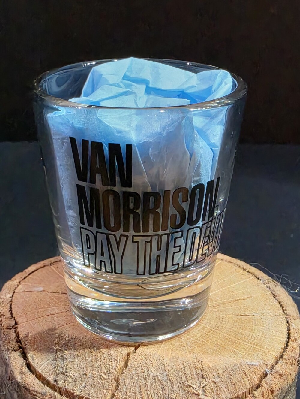 Vintage 2006 Van Morrison Promo Shot Glass Rare